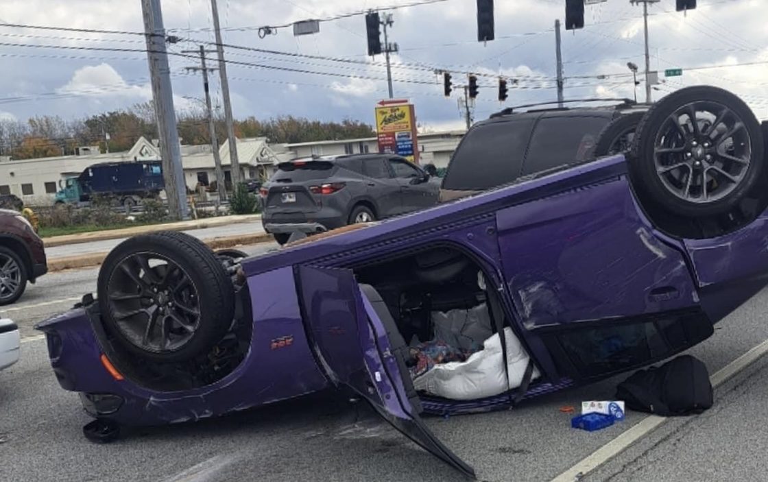 Overturned in Schererville, Indiana Cocaine, Meth Found After Dramatic