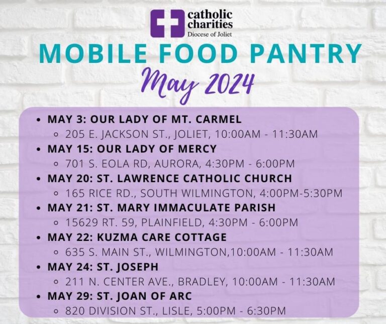Mobile Food Pantry Schedule Today